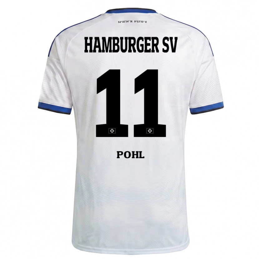 Danxen Damen Jannik Pohl #11 Weiß Schwarz Blau Heimtrikot Trikot 2026/27 T-Shirt Österreich