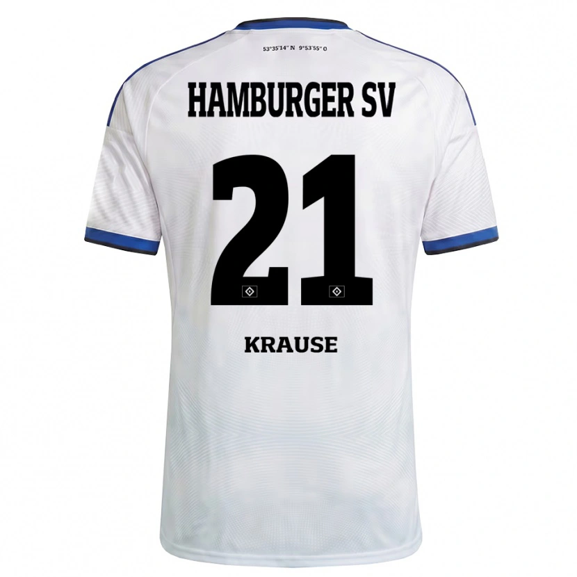 Danxen Damen Fiete Krause #21 Weiß Schwarz Blau Heimtrikot Trikot 2026/27 T-Shirt Österreich