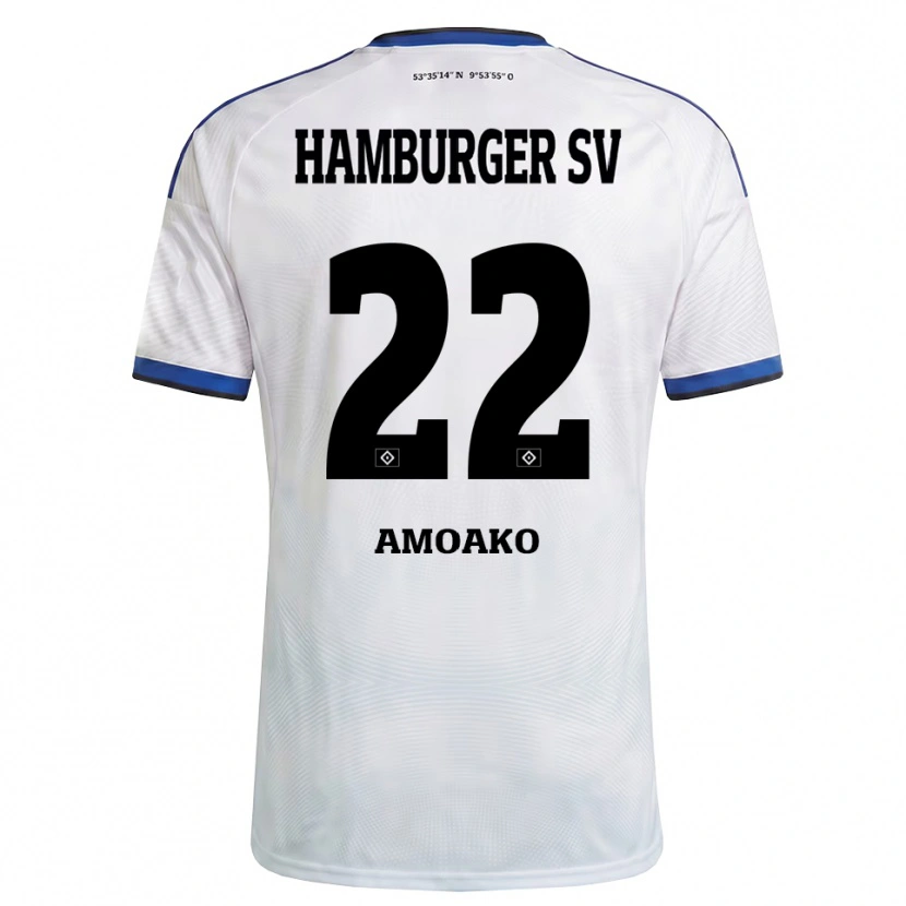 Danxen Damen Kofi Amoako #22 Weiß Schwarz Blau Heimtrikot Trikot 2026/27 T-Shirt Österreich