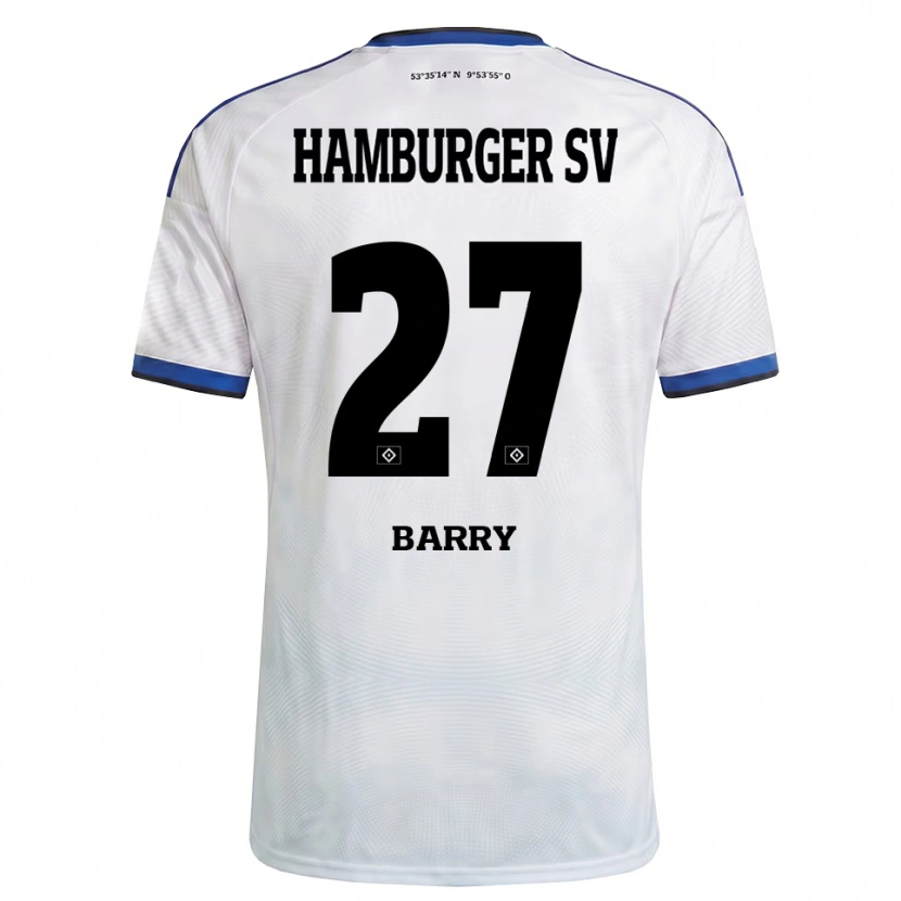 Danxen Damen Alpha Barry #27 Weiß Schwarz Blau Heimtrikot Trikot 2026/27 T-Shirt Österreich
