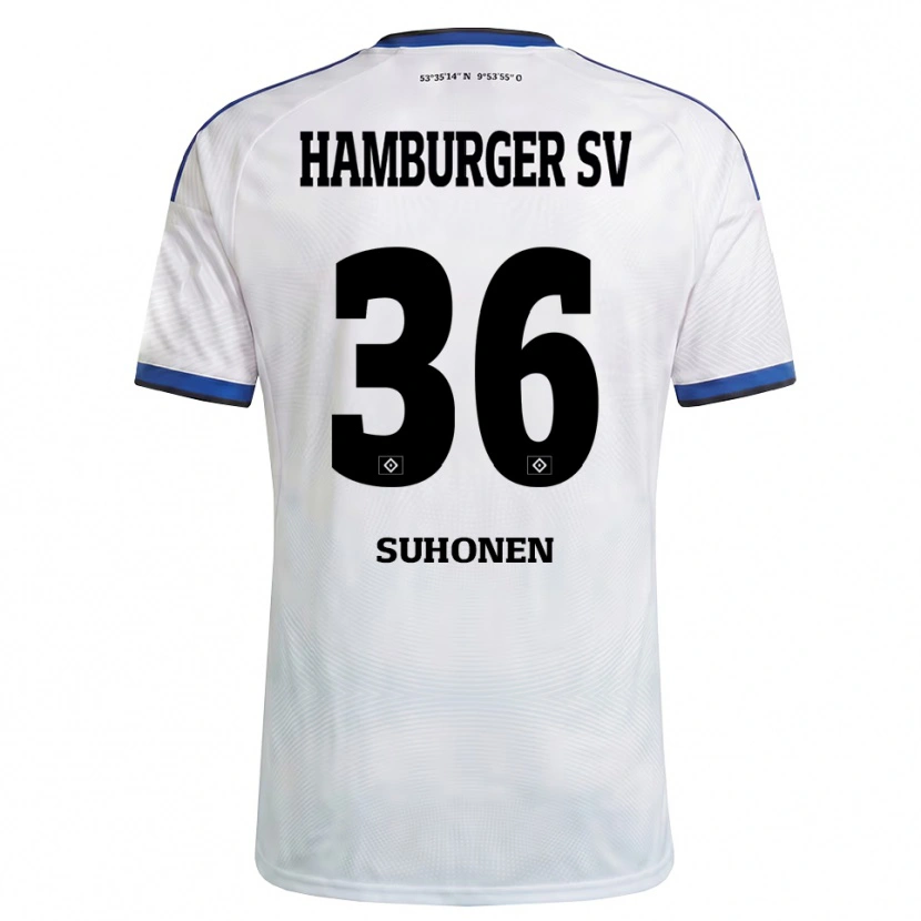 Danxen Damen Anssi Suhonen #36 Weiß Schwarz Blau Heimtrikot Trikot 2026/27 T-Shirt Österreich