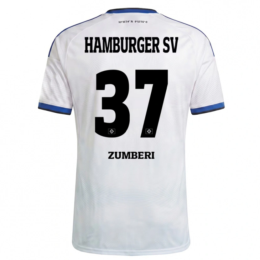 Danxen Damen Valon Zumberi #37 Weiß Schwarz Blau Heimtrikot Trikot 2026/27 T-Shirt Österreich