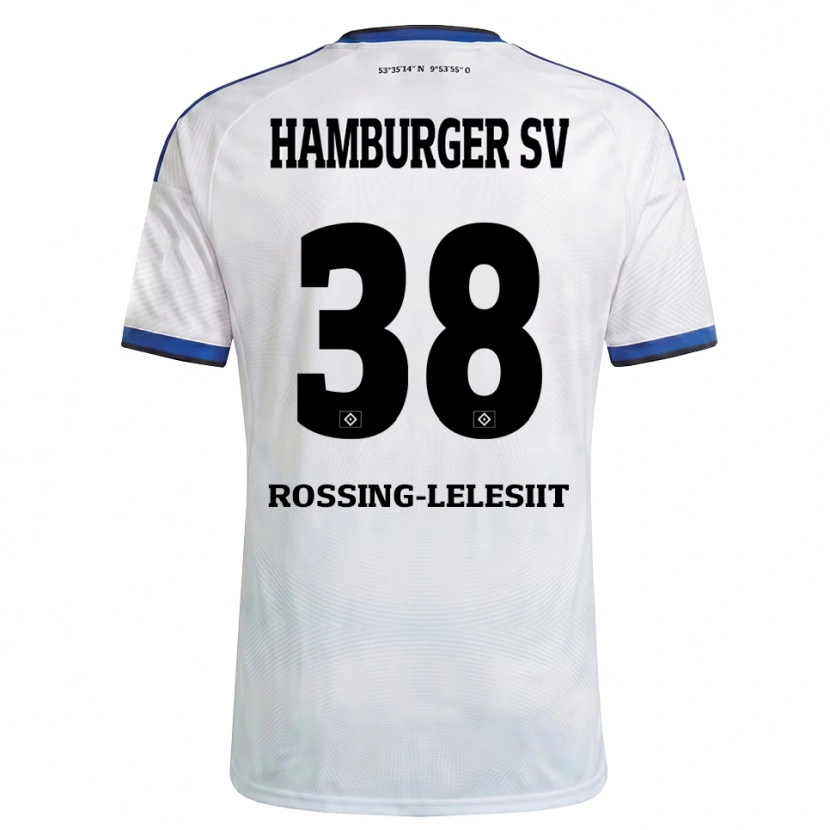 Danxen Damen Alexander Røssing-Lelesiit #38 Weiß Schwarz Blau Heimtrikot Trikot 2026/27 T-Shirt Österreich
