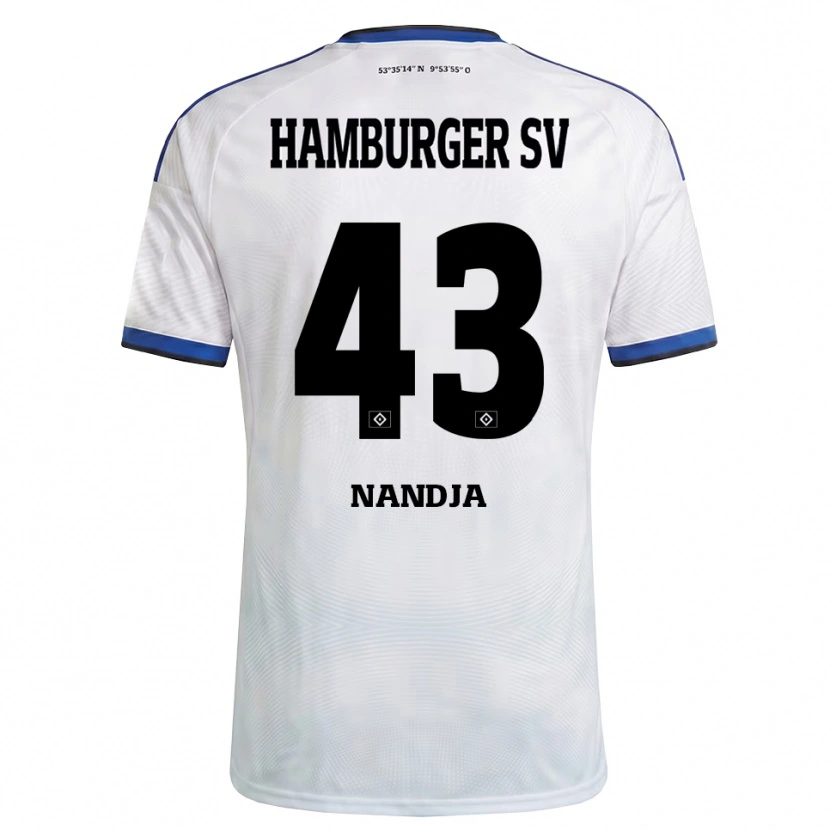Danxen Damen Shafiq Nandja #43 Weiß Schwarz Blau Heimtrikot Trikot 2026/27 T-Shirt Österreich