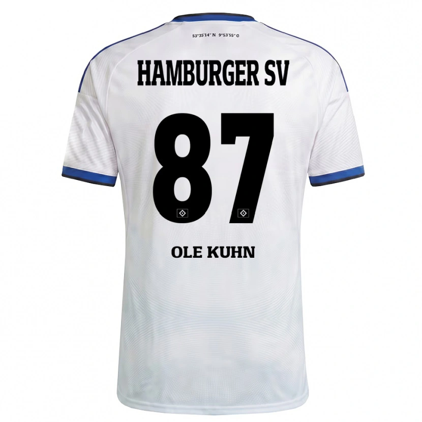 Danxen Damen Niklas Ole Kühn #87 Weiß Schwarz Blau Heimtrikot Trikot 2026/27 T-Shirt Österreich
