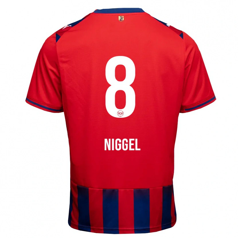 Danxen Damen Henrik Niggel #8 Königsblau Weiß Rot Heimtrikot Trikot 2026/27 T-Shirt Österreich