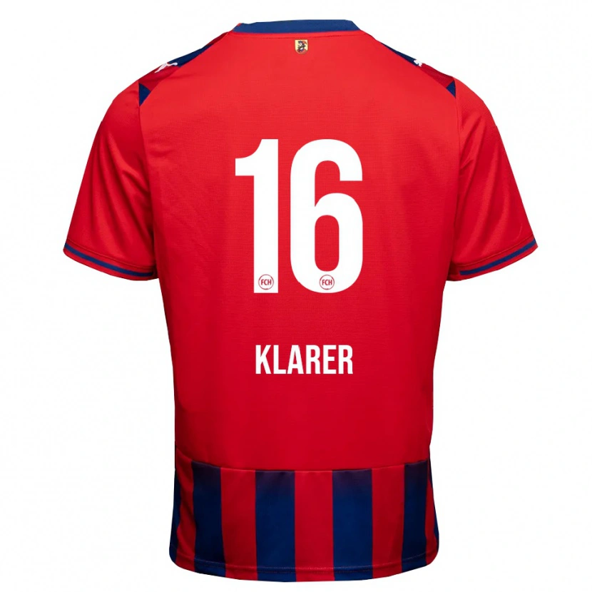 Danxen Damen Elias Klarer #16 Königsblau Weiß Rot Heimtrikot Trikot 2026/27 T-Shirt Österreich