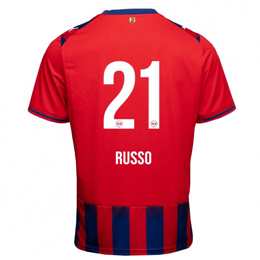 Danxen Damen Gianluca Russo #21 Königsblau Weiß Rot Heimtrikot Trikot 2026/27 T-Shirt Österreich