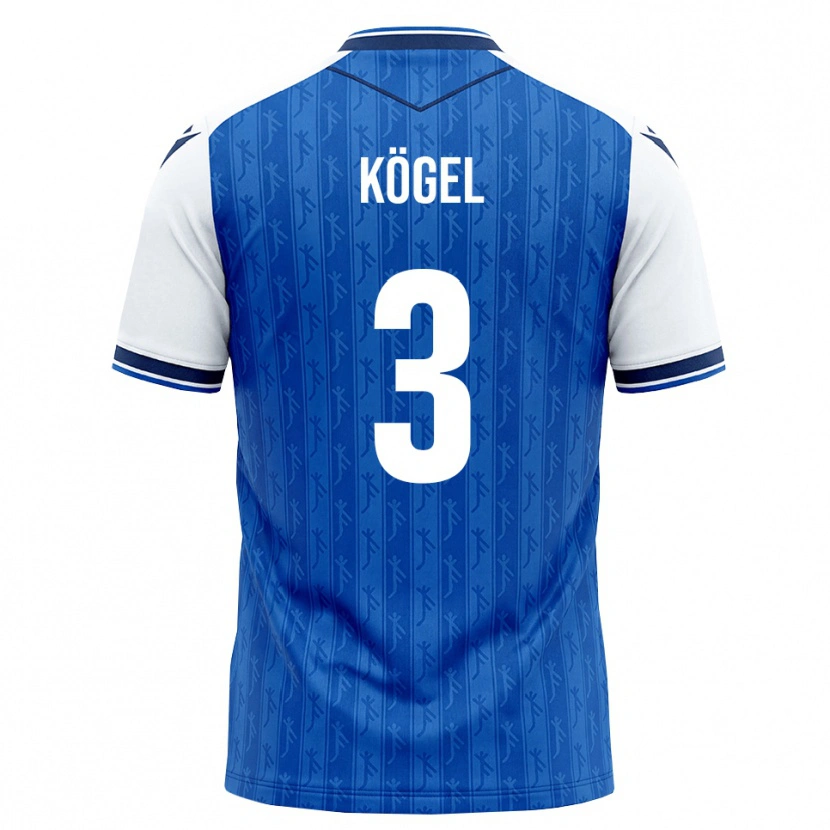 Danxen Damen Elias Kögel #3 Königsblau Weiß Heimtrikot Trikot 2026/27 T-Shirt Österreich
