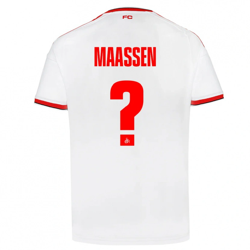 Danxen Damen Leonard Maaßen #0 Weiß Rot Schwarz Heimtrikot Trikot 2026/27 T-Shirt Österreich