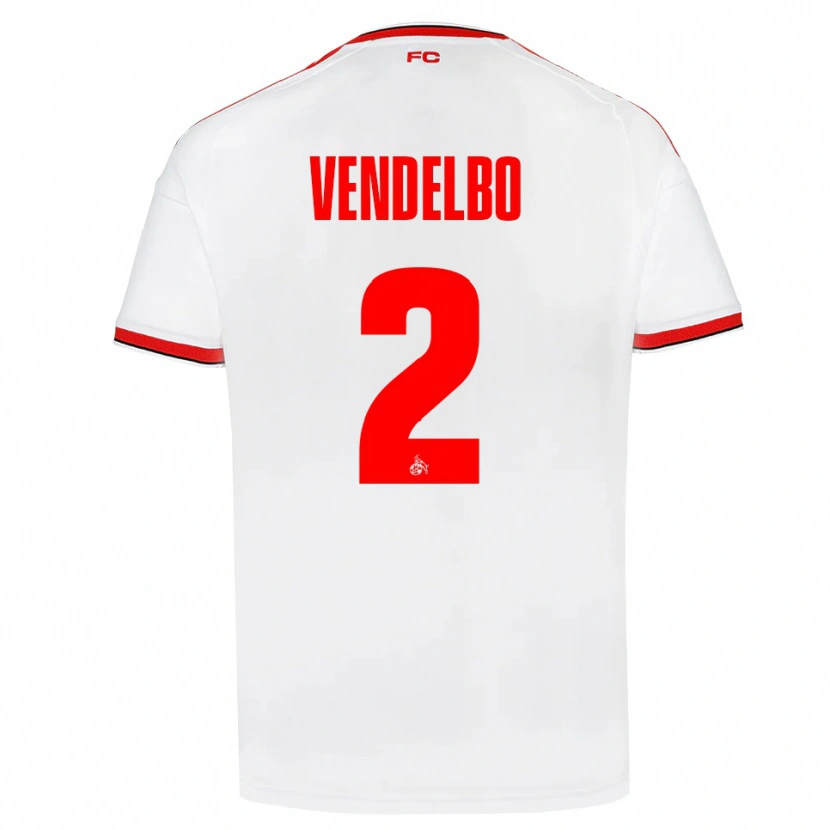 Danxen Damen Sofie Vendelbo #2 Weiß Rot Schwarz Heimtrikot Trikot 2026/27 T-Shirt Österreich