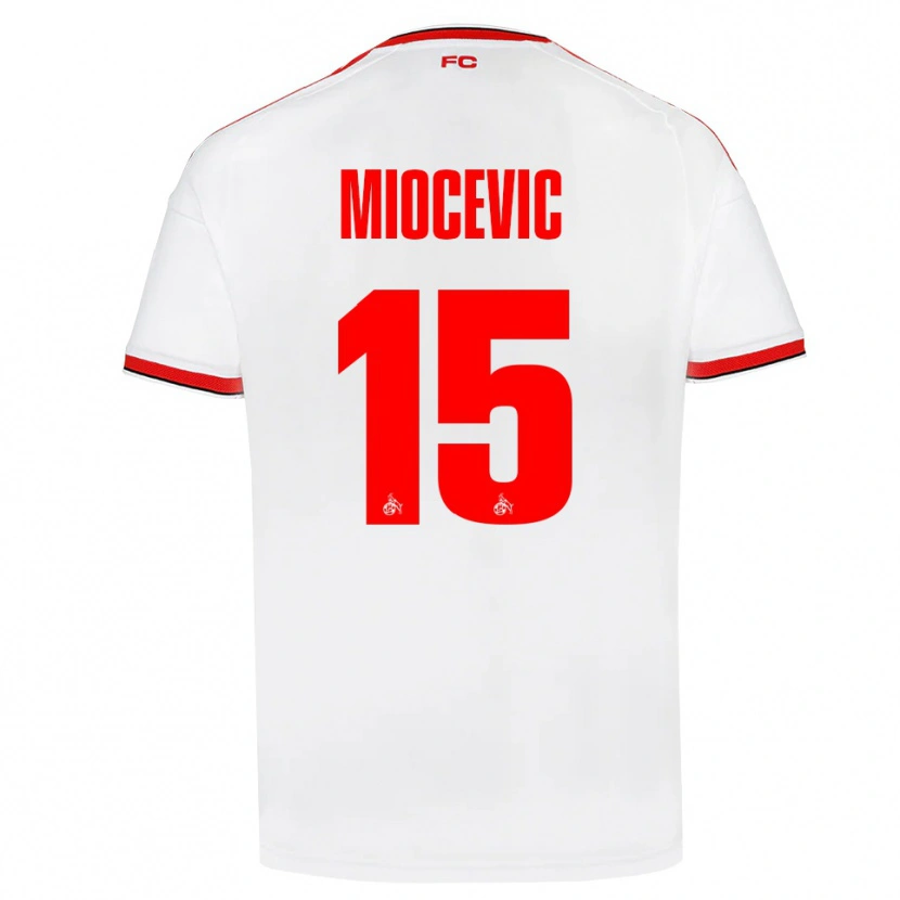 Danxen Damen Gabriel Miocevic #15 Weiß Rot Schwarz Heimtrikot Trikot 2026/27 T-Shirt Österreich
