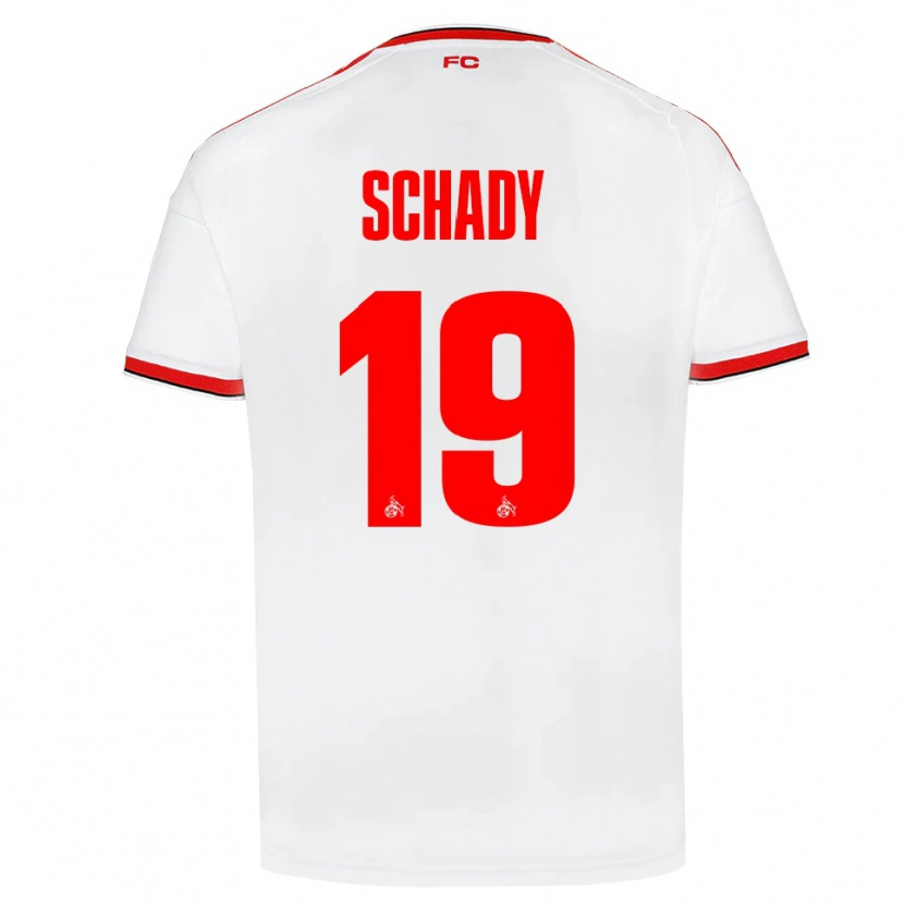 Danxen Damen Alexis Schady #19 Weiß Rot Schwarz Heimtrikot Trikot 2026/27 T-Shirt Österreich