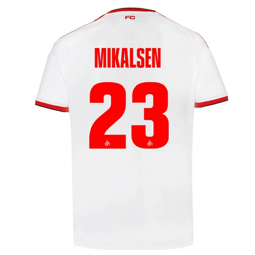Danxen Damen Aurora Mikalsen #23 Weiß Rot Schwarz Heimtrikot Trikot 2026/27 T-Shirt Österreich