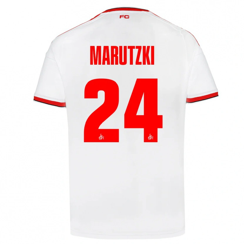 Danxen Damen Mikolaj Marutzki #24 Weiß Rot Schwarz Heimtrikot Trikot 2026/27 T-Shirt Österreich