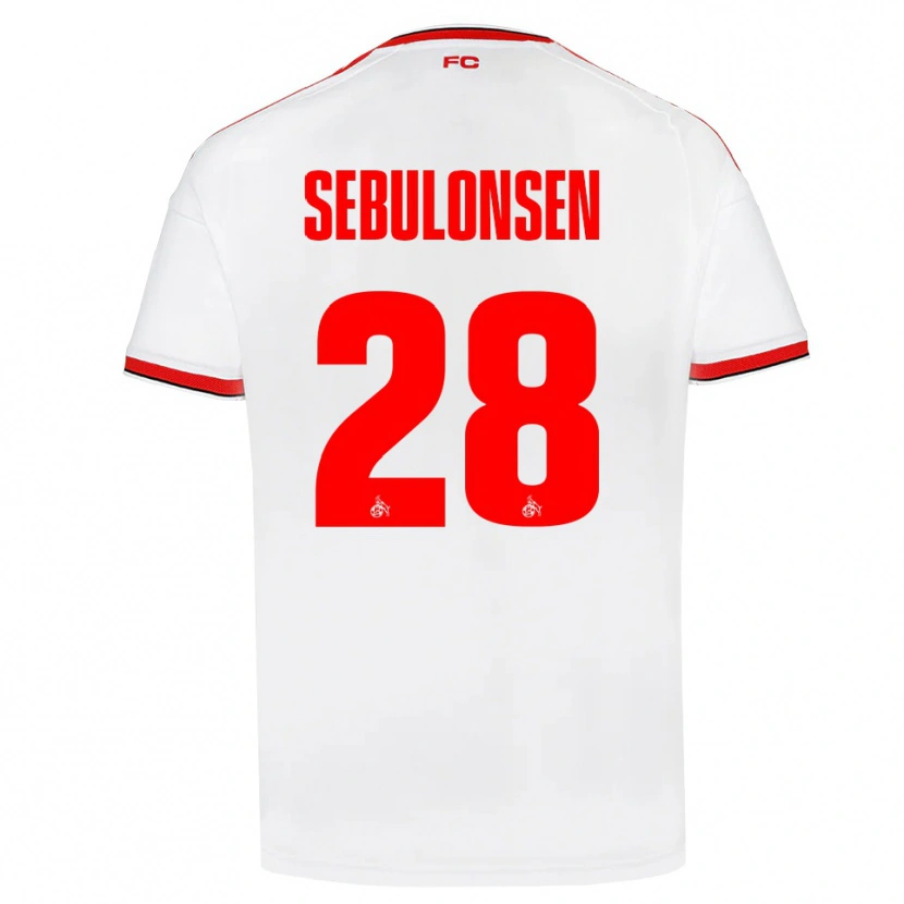 Danxen Damen Sebastian Sebulonsen #28 Weiß Rot Schwarz Heimtrikot Trikot 2026/27 T-Shirt Österreich