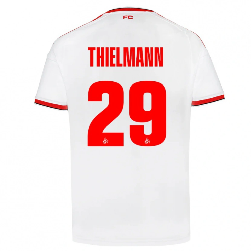 Danxen Damen Jan Thielmann #29 Weiß Rot Schwarz Heimtrikot Trikot 2026/27 T-Shirt Österreich