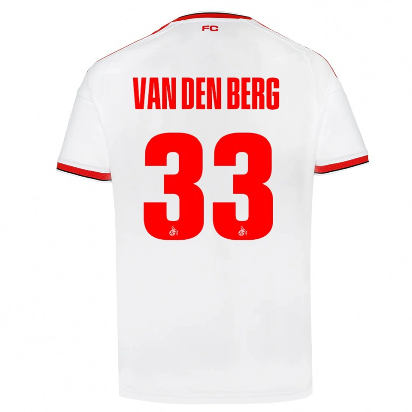 Danxen Damen Rav Van Den Berg #33 Weiß Rot Schwarz Heimtrikot Trikot 2026/27 T-Shirt Österreich