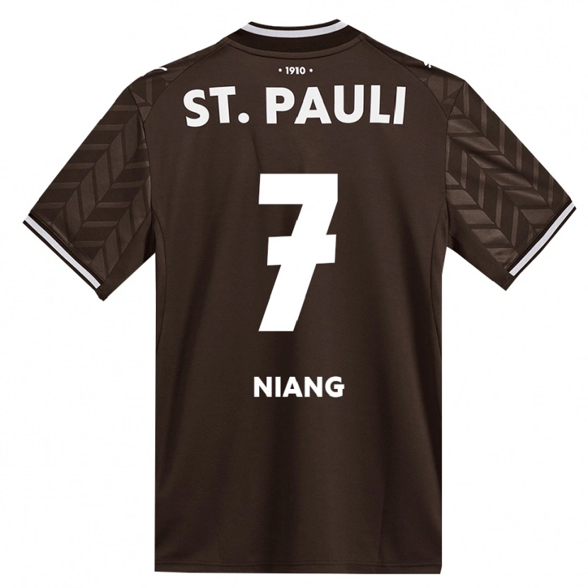Danxen Damen Youssoupha Niang #7 Kaffee Weiß Heimtrikot Trikot 2026/27 T-Shirt Österreich