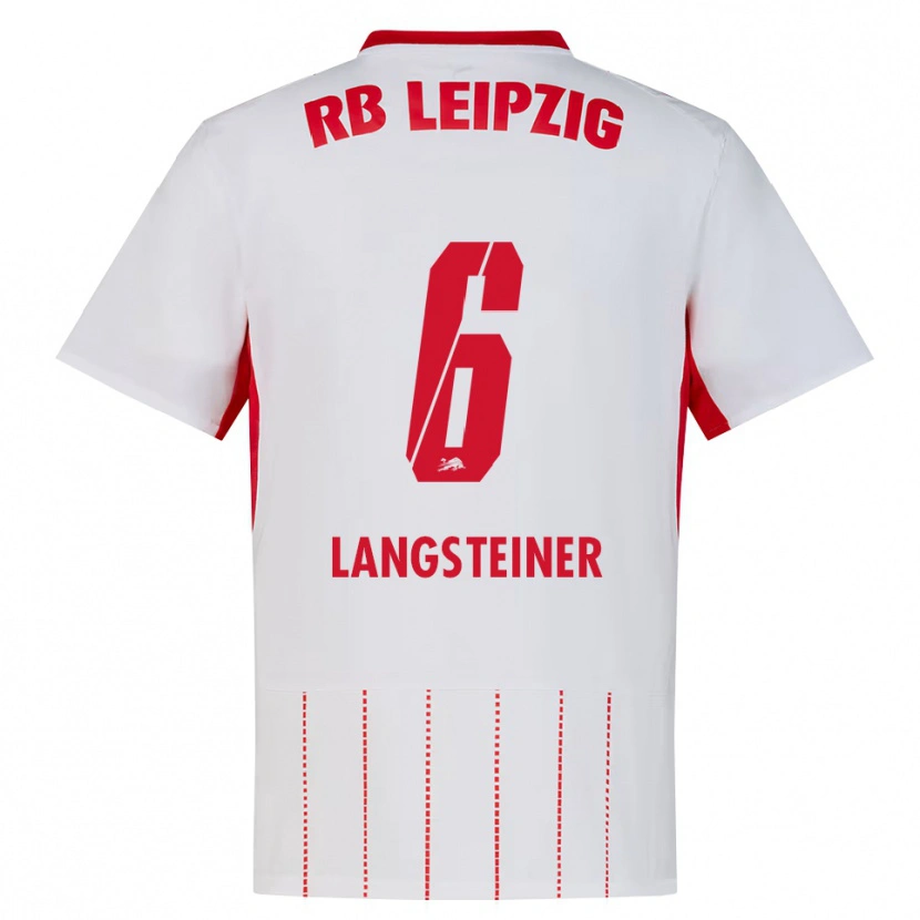 Danxen Damen Toni Langsteiner #6 Rot Weiß Gelb Heimtrikot Trikot 2026/27 T-Shirt Österreich
