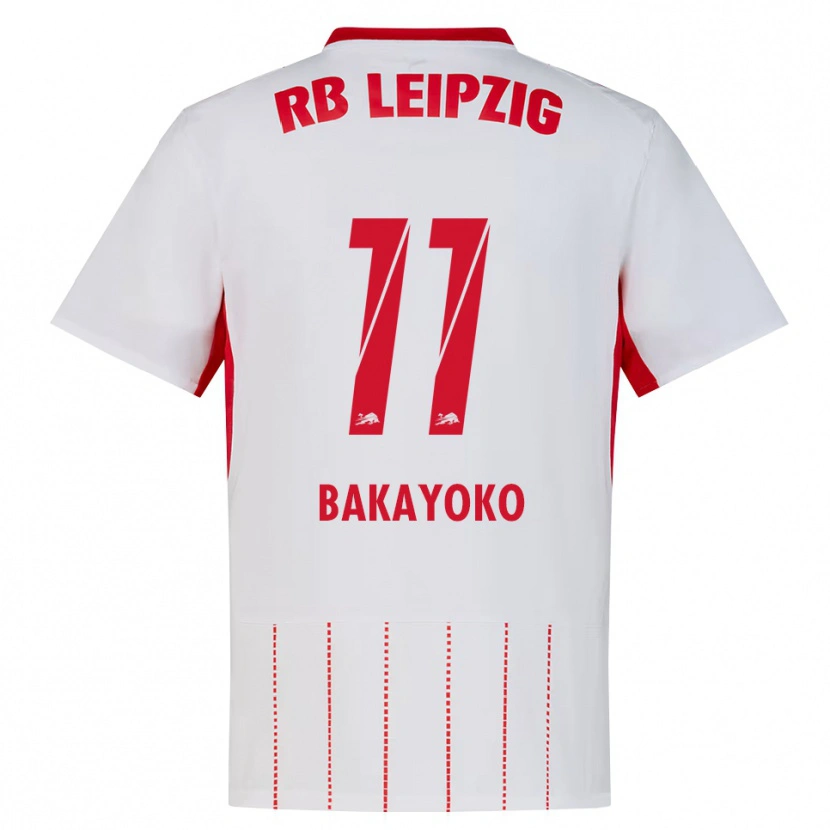 Danxen Damen Johan Bakayoko #11 Rot Weiß Gelb Heimtrikot Trikot 2026/27 T-Shirt Österreich