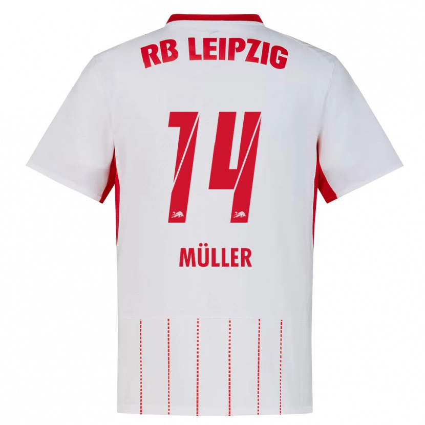 Danxen Damen Hannes Müller #14 Rot Weiß Gelb Heimtrikot Trikot 2026/27 T-Shirt Österreich