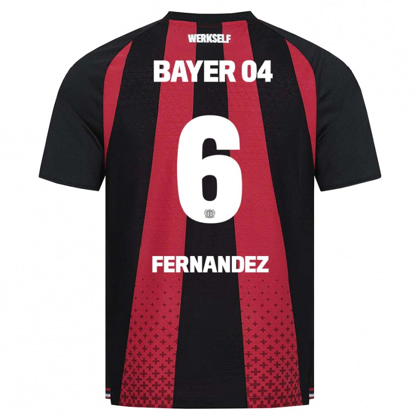 Danxen Damen Equi Fernández #6 Schwarz Weiß Rot Heimtrikot Trikot 2026/27 T-Shirt Österreich
