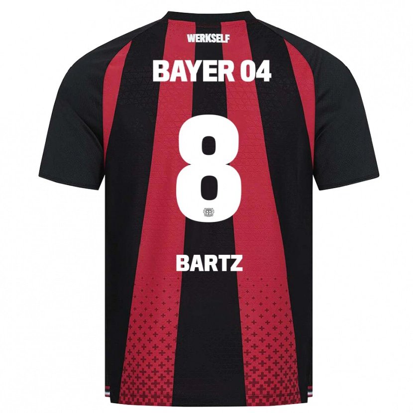 Danxen Damen Paulina Bartz #8 Schwarz Weiß Rot Heimtrikot Trikot 2026/27 T-Shirt Österreich