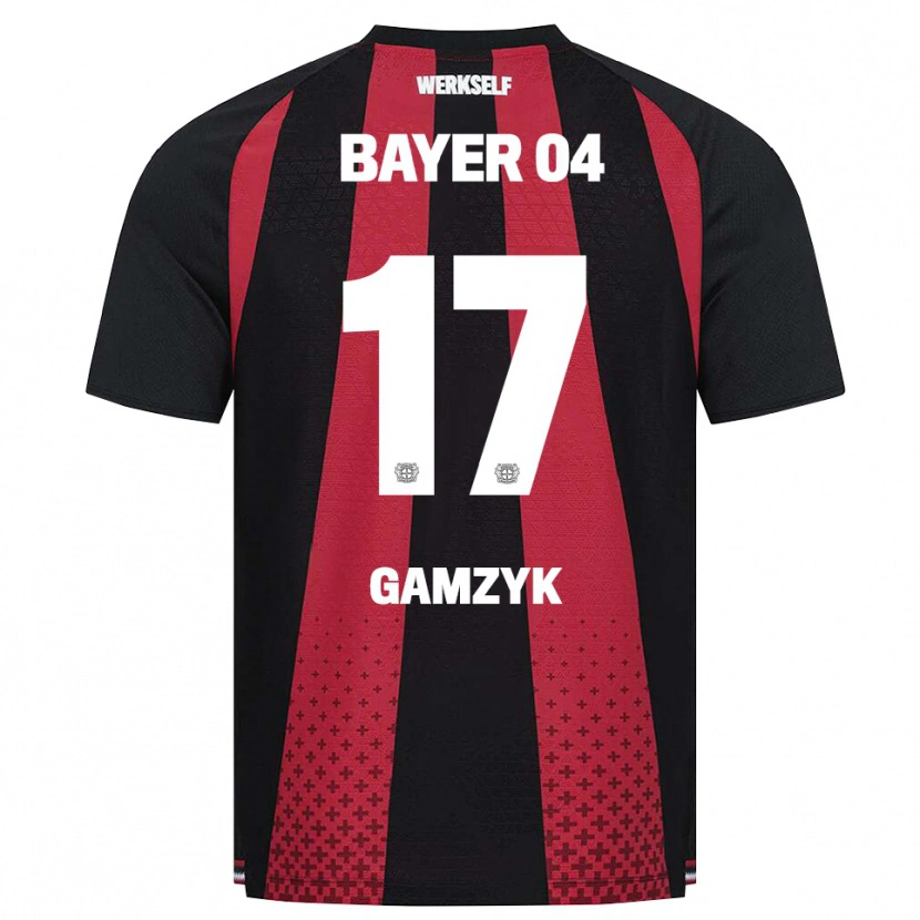 Danxen Damen Andriy Gamzyk #17 Schwarz Weiß Rot Heimtrikot Trikot 2026/27 T-Shirt Österreich