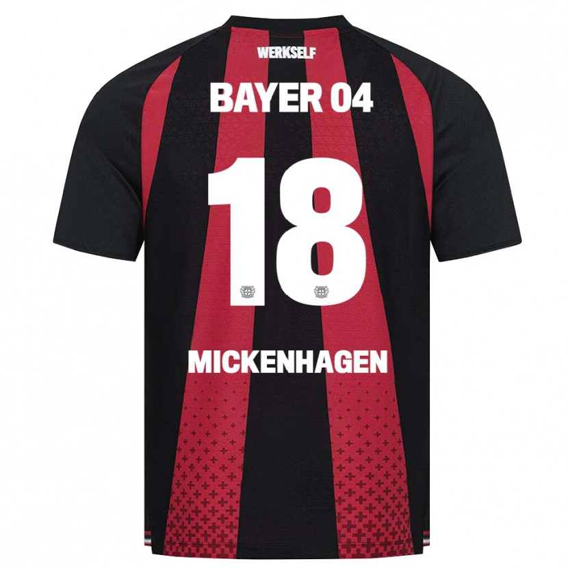 Danxen Damen Julia Mickenhagen #18 Schwarz Weiß Rot Heimtrikot Trikot 2026/27 T-Shirt Österreich