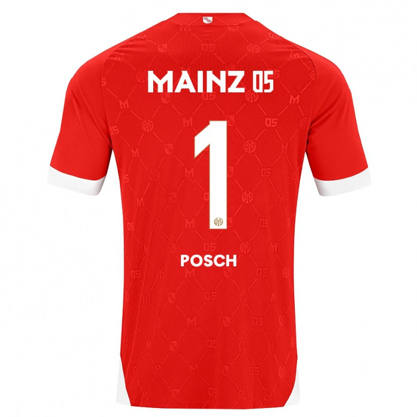 Danxen Damen Daniel Posch #1 Rot Weiß Heimtrikot Trikot 2026/27 T-Shirt Österreich