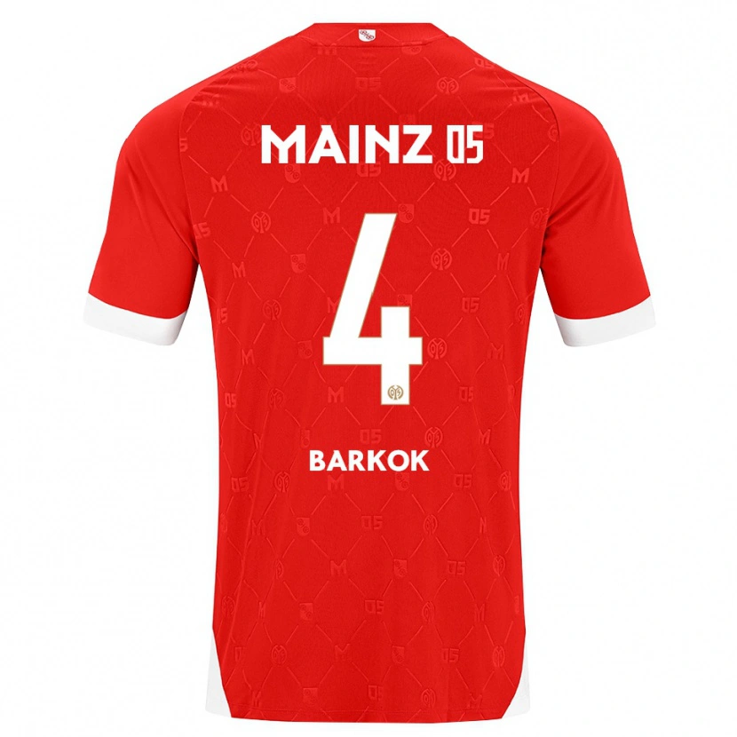 Danxen Damen Aymen Barkok #4 Rot Weiß Heimtrikot Trikot 2026/27 T-Shirt Österreich