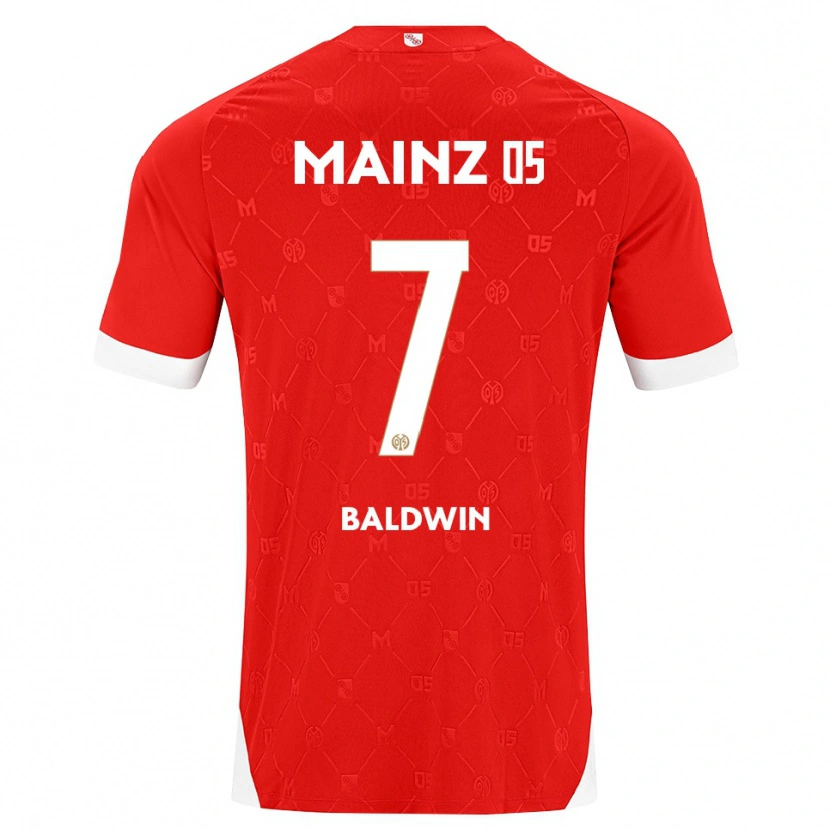Danxen Damen Kevin Baldwin #7 Rot Weiß Heimtrikot Trikot 2026/27 T-Shirt Österreich