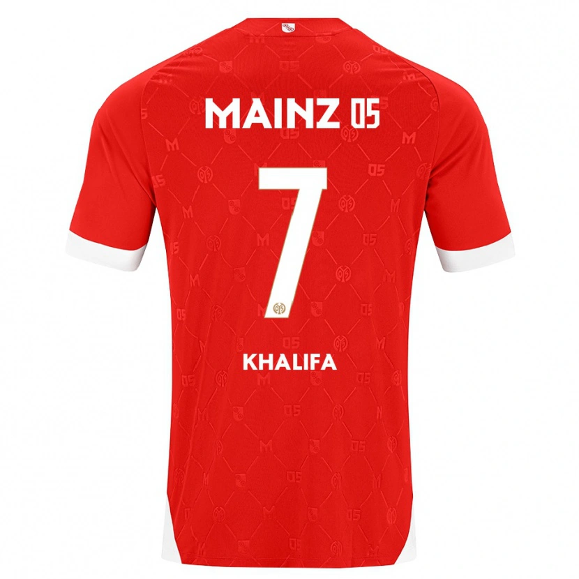 Danxen Damen Sarah Khalifa #7 Rot Weiß Heimtrikot Trikot 2026/27 T-Shirt Österreich