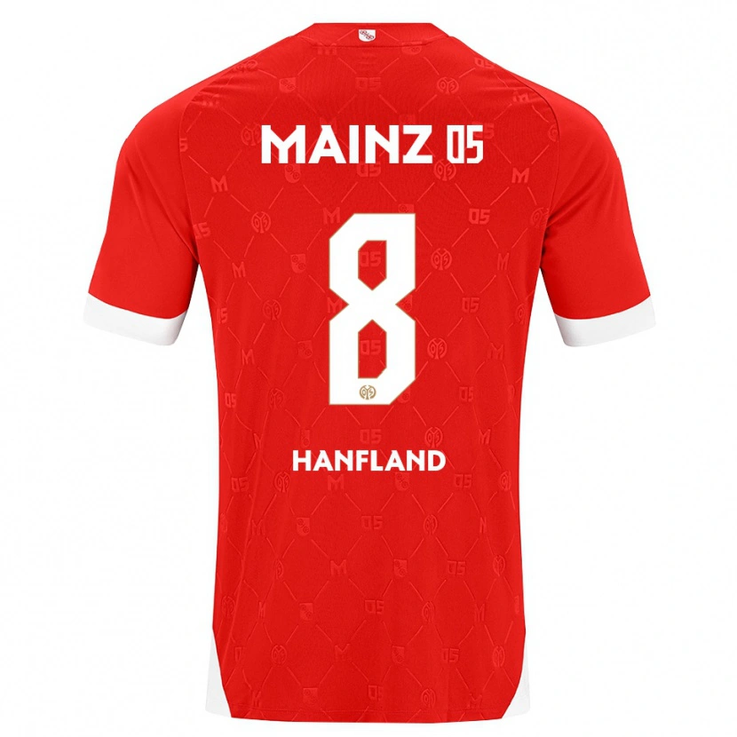 Danxen Damen Paul Hanfland #8 Rot Weiß Heimtrikot Trikot 2026/27 T-Shirt Österreich