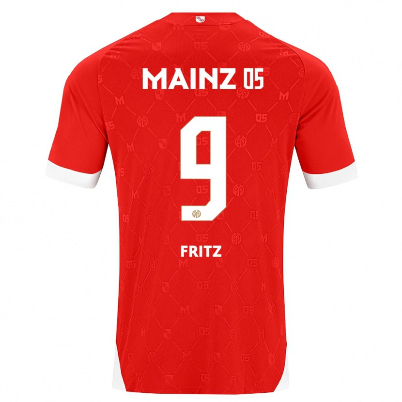 Danxen Damen April Fritz #9 Rot Weiß Heimtrikot Trikot 2026/27 T-Shirt Österreich