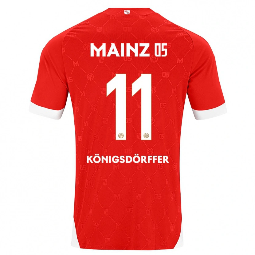 Danxen Damen Ransford Königsdörffer #11 Rot Weiß Heimtrikot Trikot 2026/27 T-Shirt Österreich