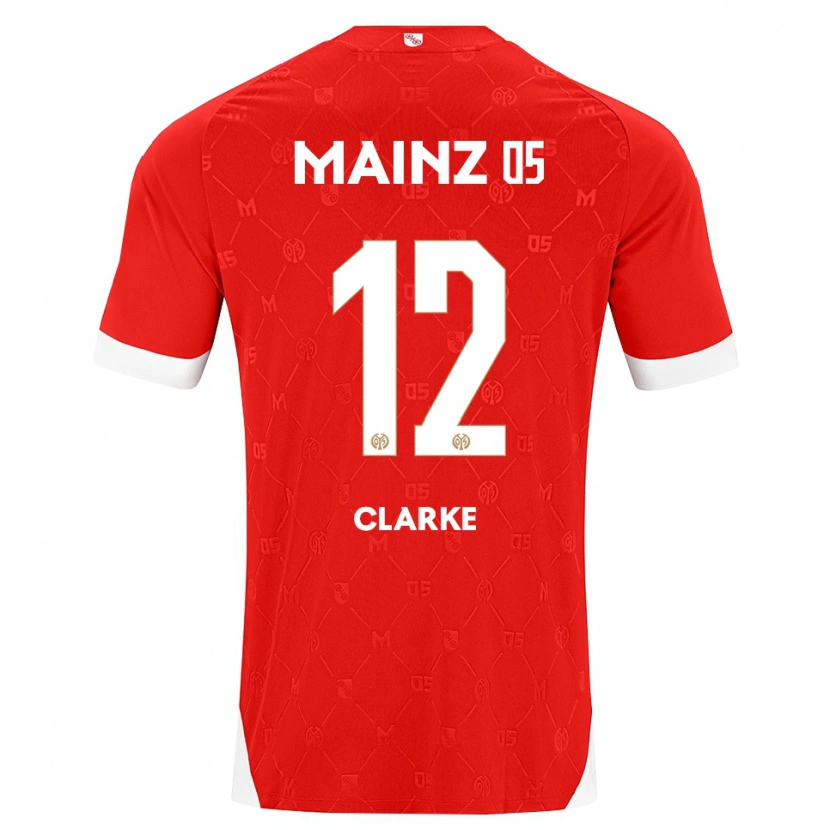 Danxen Damen Sarah Clarke #12 Rot Weiß Heimtrikot Trikot 2026/27 T-Shirt Österreich