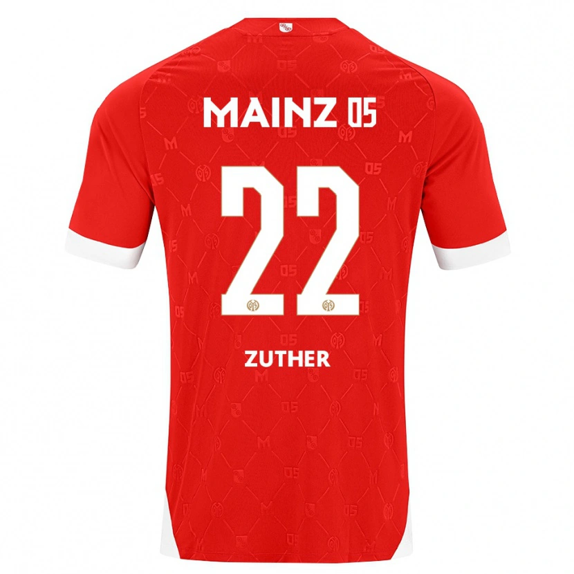 Danxen Damen Pit Zuther #22 Rot Weiß Heimtrikot Trikot 2026/27 T-Shirt Österreich