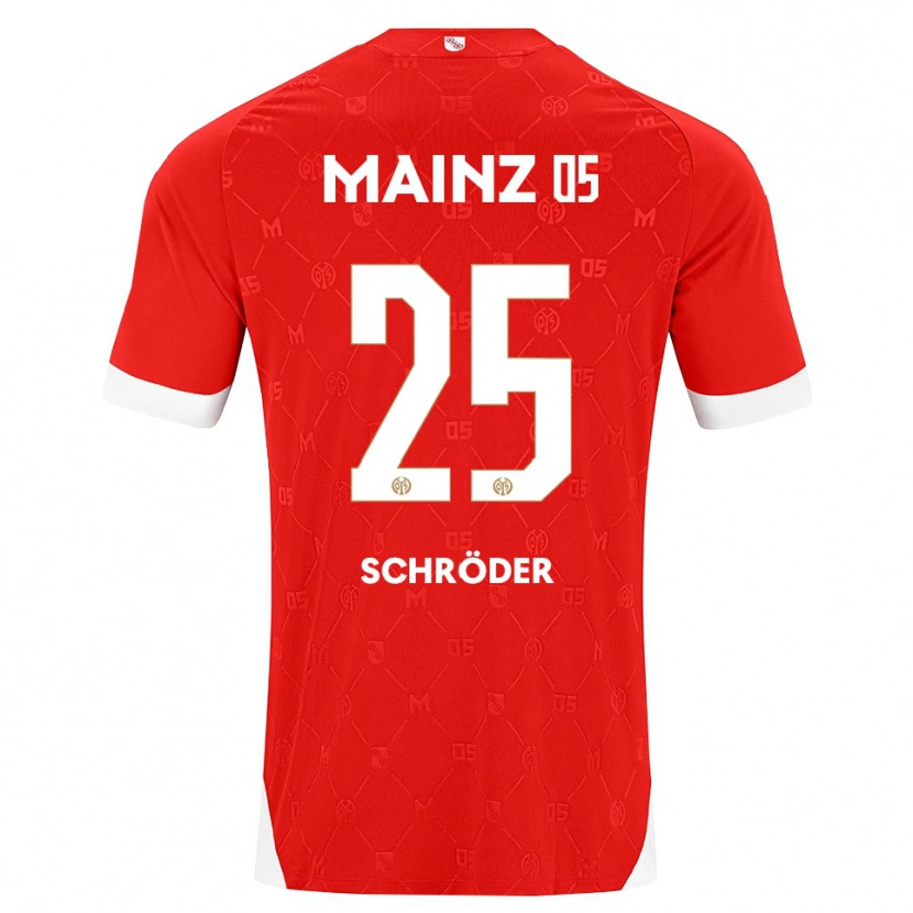 Danxen Damen Maxim Schröder #25 Rot Weiß Heimtrikot Trikot 2026/27 T-Shirt Österreich