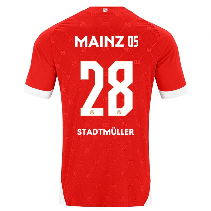 Danxen Damen Elias Stadtmüller #28 Rot Weiß Heimtrikot Trikot 2026/27 T-Shirt Österreich