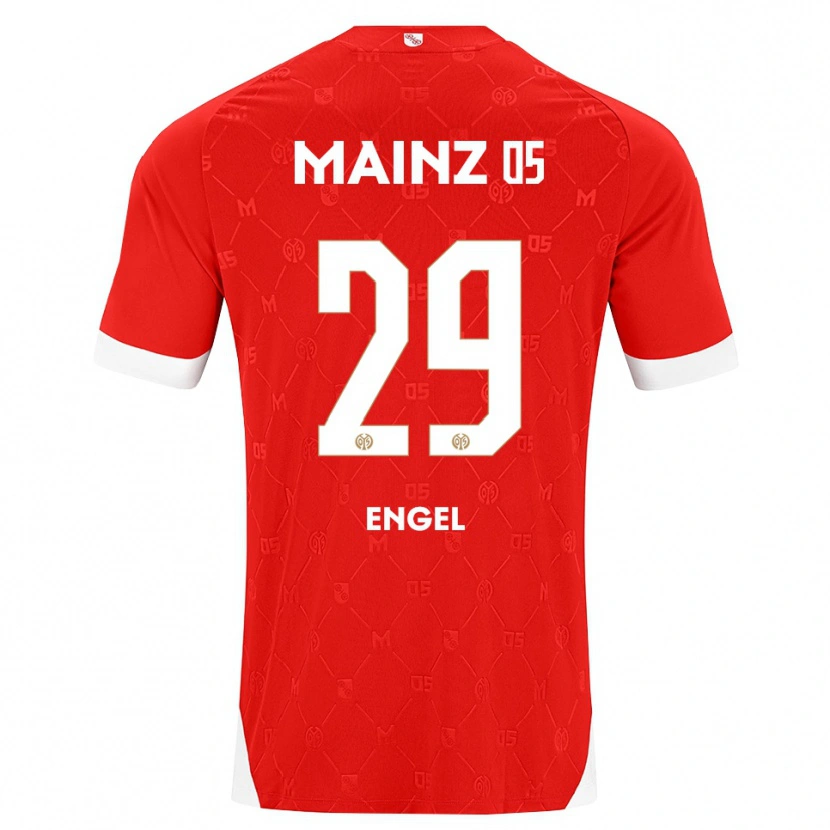 Danxen Damen Fritz Engel #29 Rot Weiß Heimtrikot Trikot 2026/27 T-Shirt Österreich