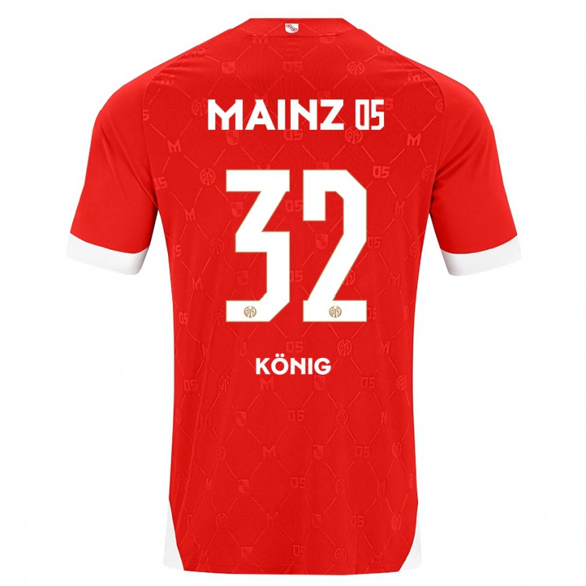 Danxen Damen Raúl König #32 Rot Weiß Heimtrikot Trikot 2026/27 T-Shirt Österreich
