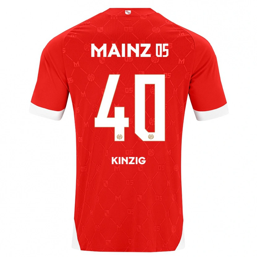 Danxen Damen Maximilian Kinzig #40 Rot Weiß Heimtrikot Trikot 2026/27 T-Shirt Österreich