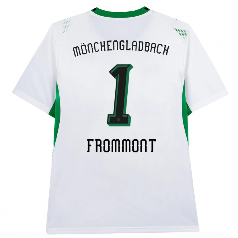 Danxen Damen Romina Frommont #1 Weiß Schwarz Grün Heimtrikot Trikot 2026/27 T-Shirt Österreich