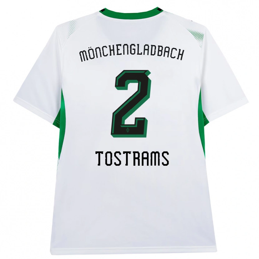 Danxen Damen Eva Tostrams #2 Weiß Schwarz Grün Heimtrikot Trikot 2026/27 T-Shirt Österreich
