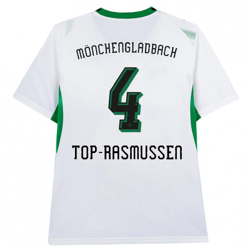 Danxen Damen Tristan Top-Rasmussen #4 Weiß Schwarz Grün Heimtrikot Trikot 2026/27 T-Shirt Österreich