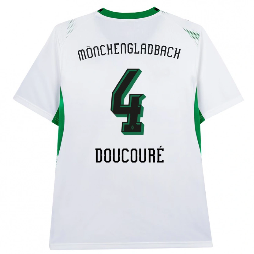 Danxen Damen Mamadou Doucoure #4 Weiß Schwarz Grün Heimtrikot Trikot 2026/27 T-Shirt Österreich