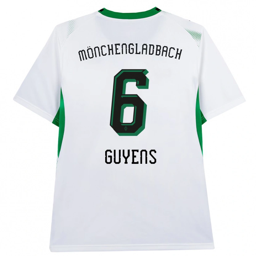 Danxen Damen Emily Guyens #6 Weiß Schwarz Grün Heimtrikot Trikot 2026/27 T-Shirt Österreich