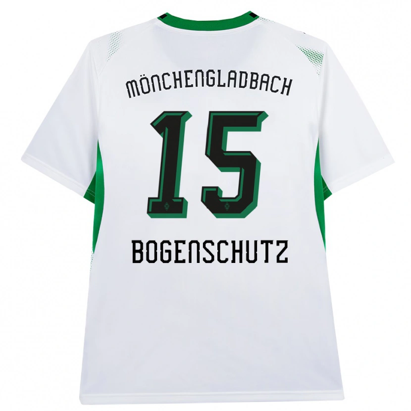 Danxen Damen Kerstin Bogenschutz #15 Weiß Schwarz Grün Heimtrikot Trikot 2026/27 T-Shirt Österreich